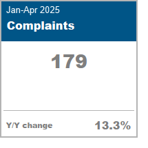 Complaints data